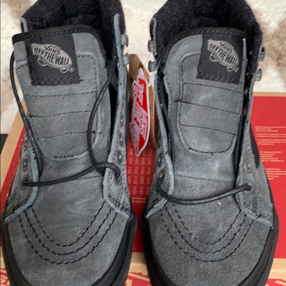 VANS SK8-Hi MTE DENIM SUEDE/BLACK WMNS - Picture 9 of 16